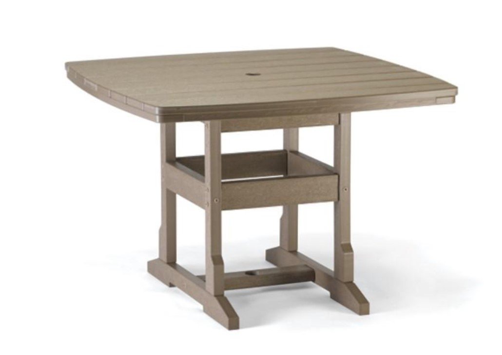 Dining Table - 42 inches Square - Square Corners