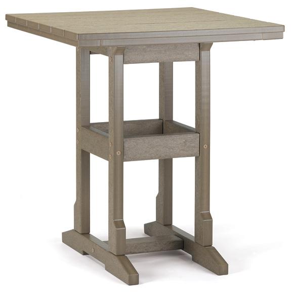 Counter Table - 26 X 28 Inches -  36.5 inches High