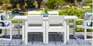 Palm Beach Dining Table -  29.25" High x 36.63" Wide x 84" Long 175 lbs